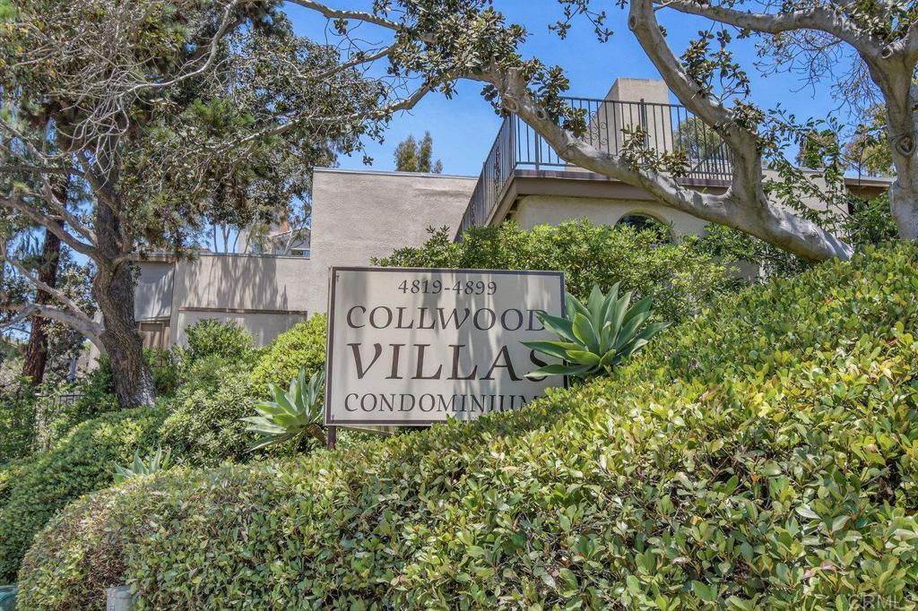 4891 Collwood Boulevard, Unit B San Diego, CA 92115 - Photo 10 of 34 a sign on the side of a building