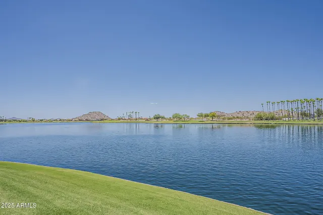 a view of a road with an ocean view