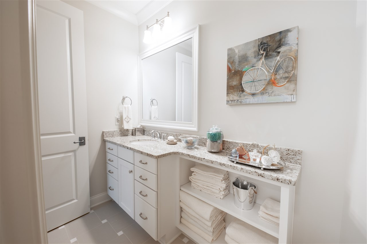 1437 Tacketts Pond Drive Raleigh, NC 27614 - Photo 15 of 30 Jack and Jill bathroom with private individual vanities for each room Bathroom