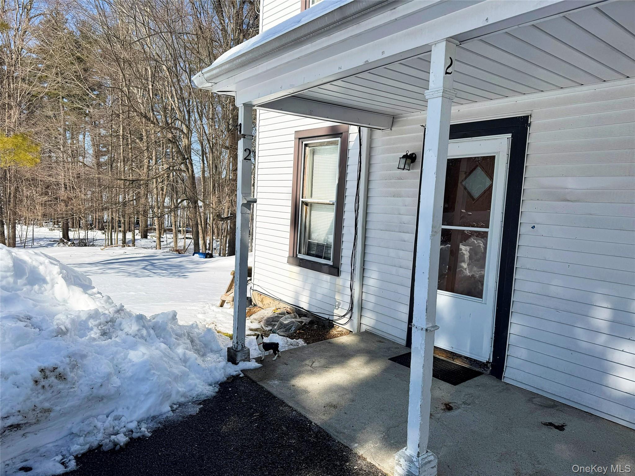 a view of a entryway door of the house