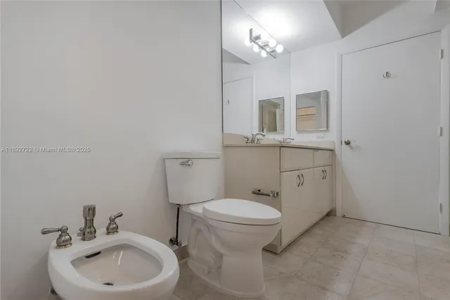 a view of a building from a balcony