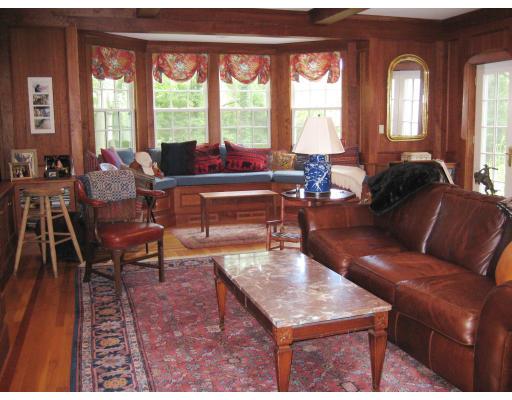 22 Normandie Road Dover, MA 02030 - Photo 5 of 11 a living room with furniture and a large window