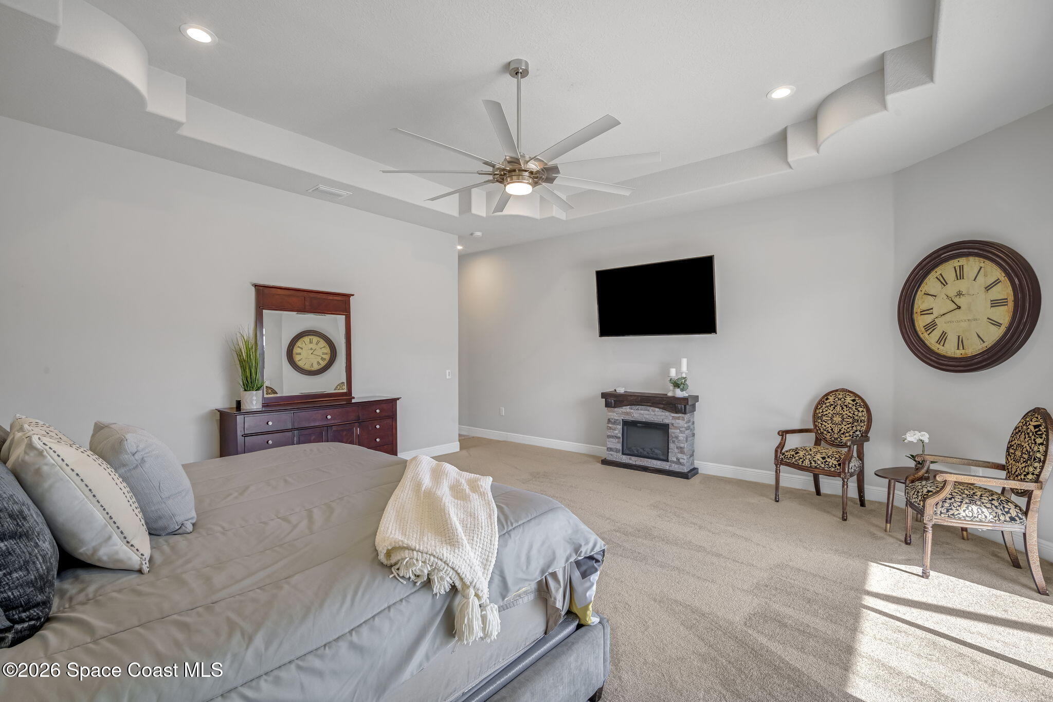 4567 Preservation Circle Melbourne, FL 32934 - Photo 33 of 75 Primary with custom made Tray Ceiling