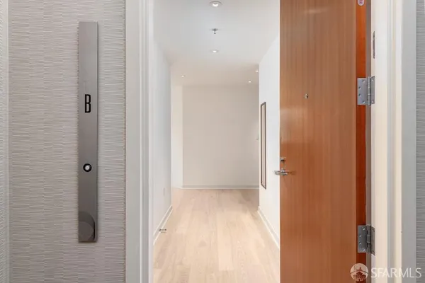 a view of a bathroom from a bathroom