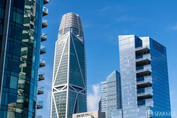 a view of a tall building