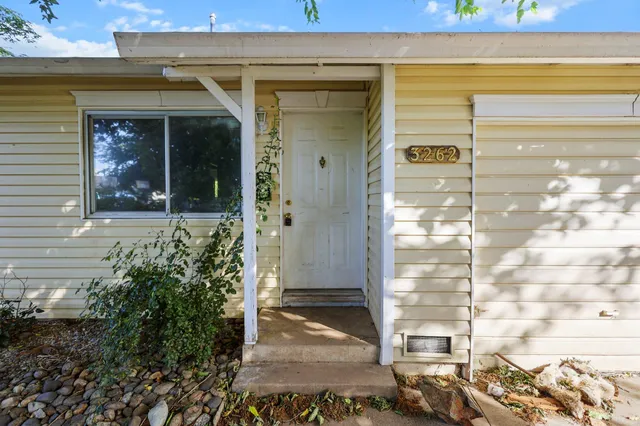 a view of entrance door of the house