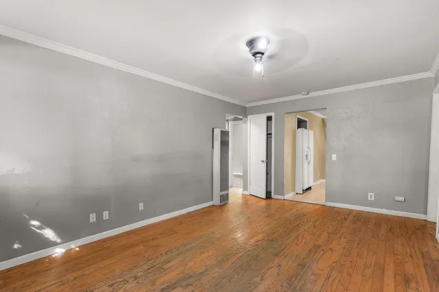 wooden floor in an empty room