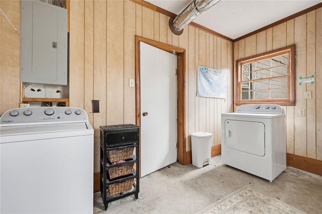 1911 North Decatur Road, Unit 2 Atlanta, GA 30307 - Photo 15 of 16 a utility room with closet dryer and washer