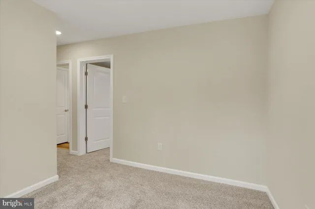 a view of an empty room