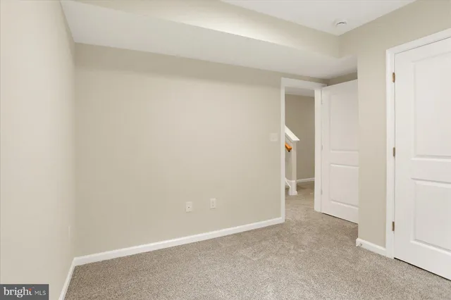 a view of an empty room