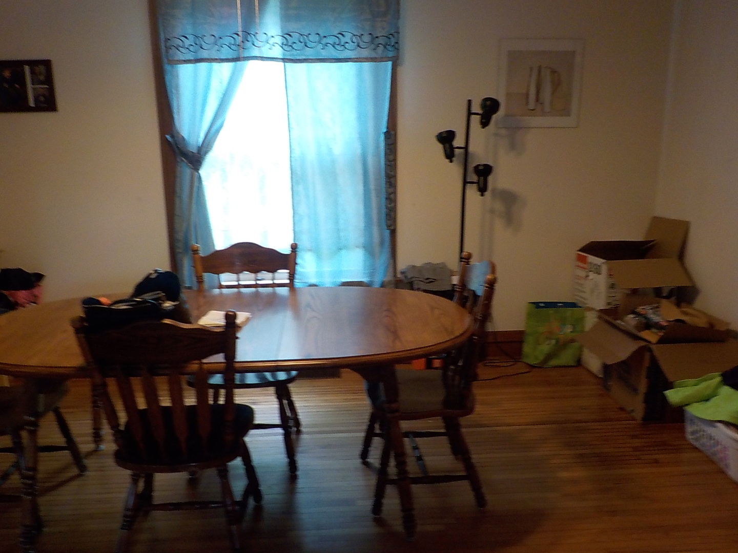 105 Main Street Kings, IL 61068 - Photo 6 of 19 a view of a dining room with furniture and window