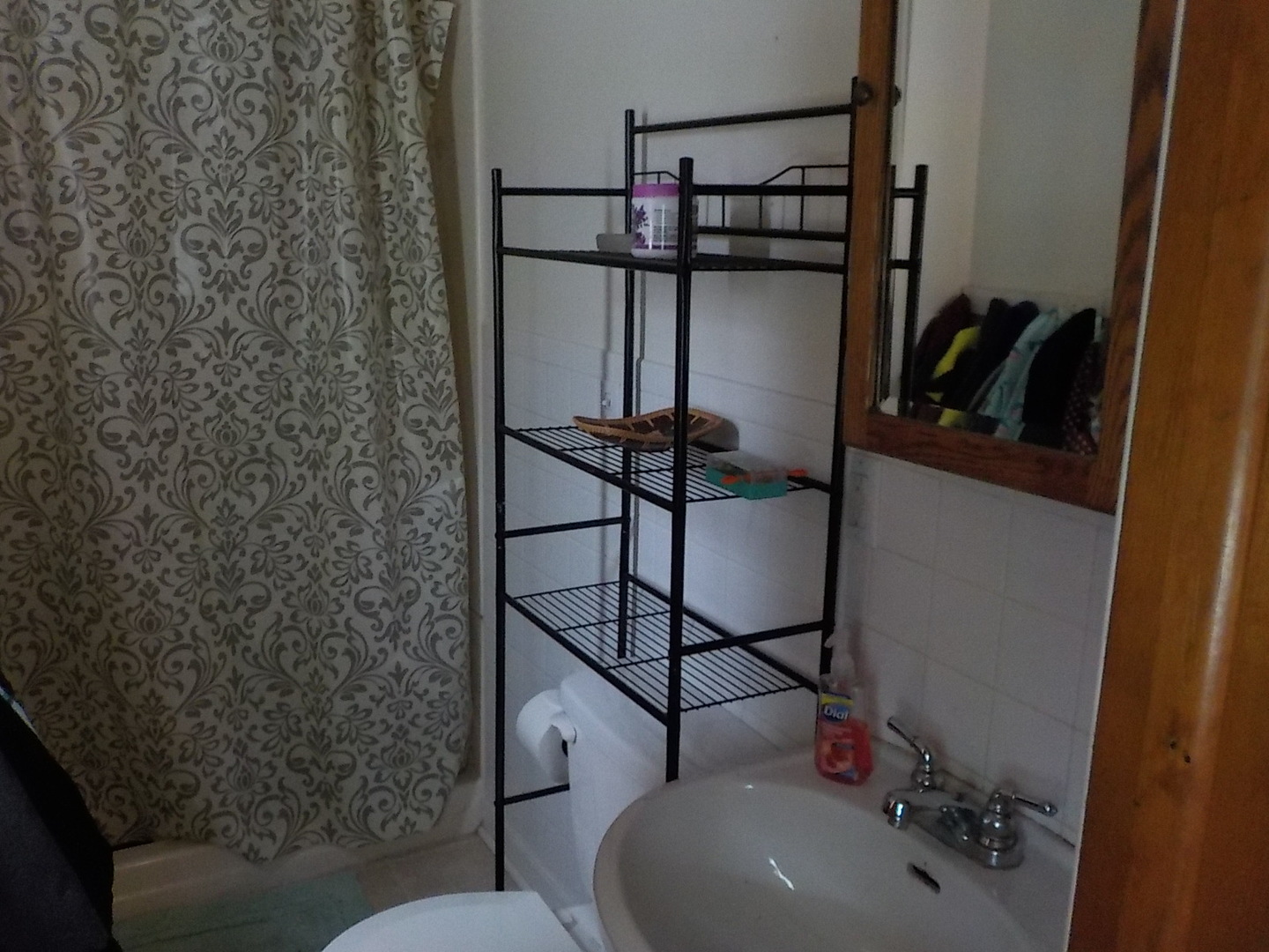 105 Main Street Kings, IL 61068 - Photo 8 of 19 a bathroom with a sink and mirror with toilet