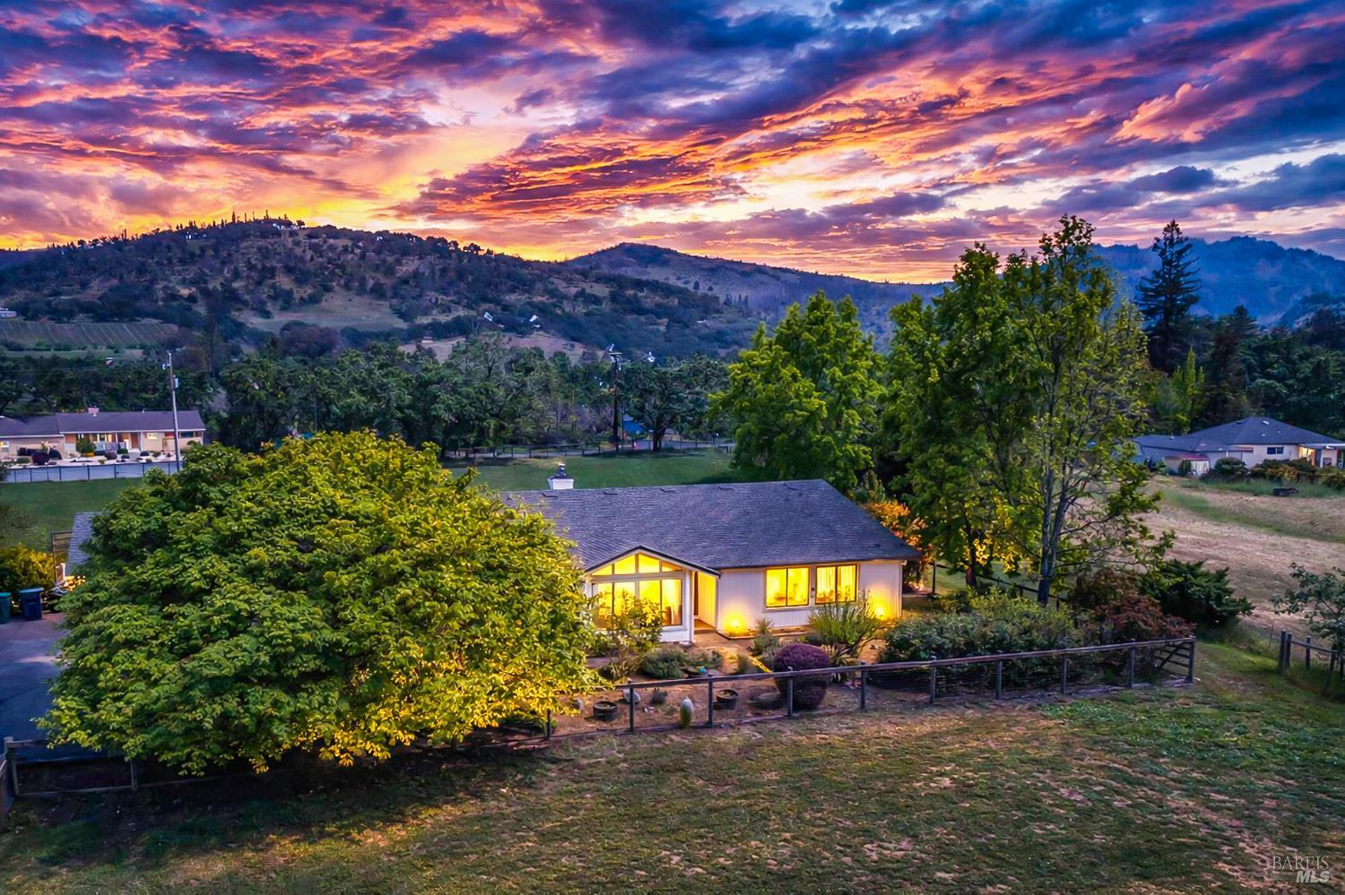 6282 Melita Road Santa Rosa, CA 95409 - Photo 1 of 55 a view of a lake with a mountain
