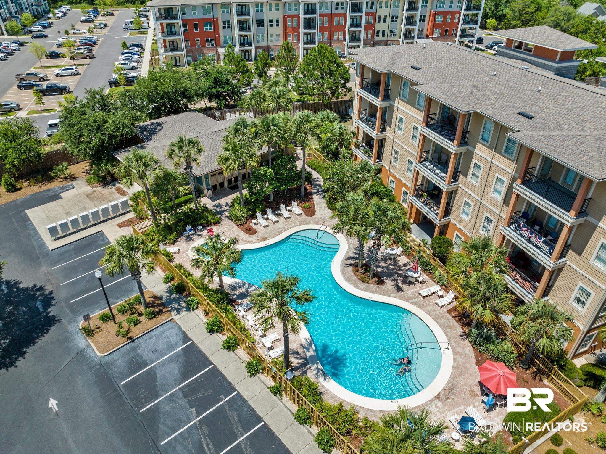 1430 Regency Road, Unit D204 Gulf Shores, AL 36542 - Photo 15 of 23 Aerial of pool