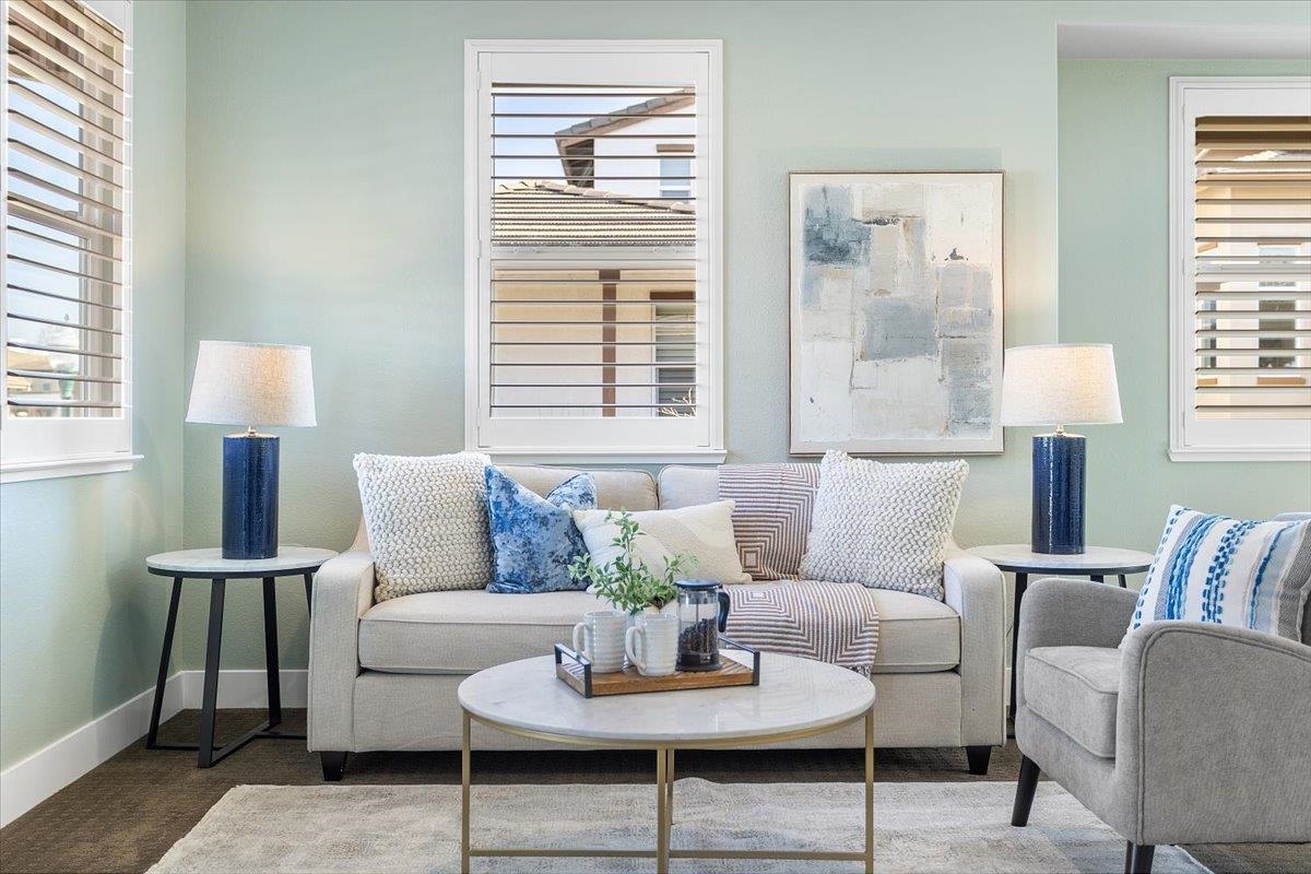 406 Mosley Avenue Alameda, CA 94501 - Photo 27 of 60 a living room with furniture lamp and a window