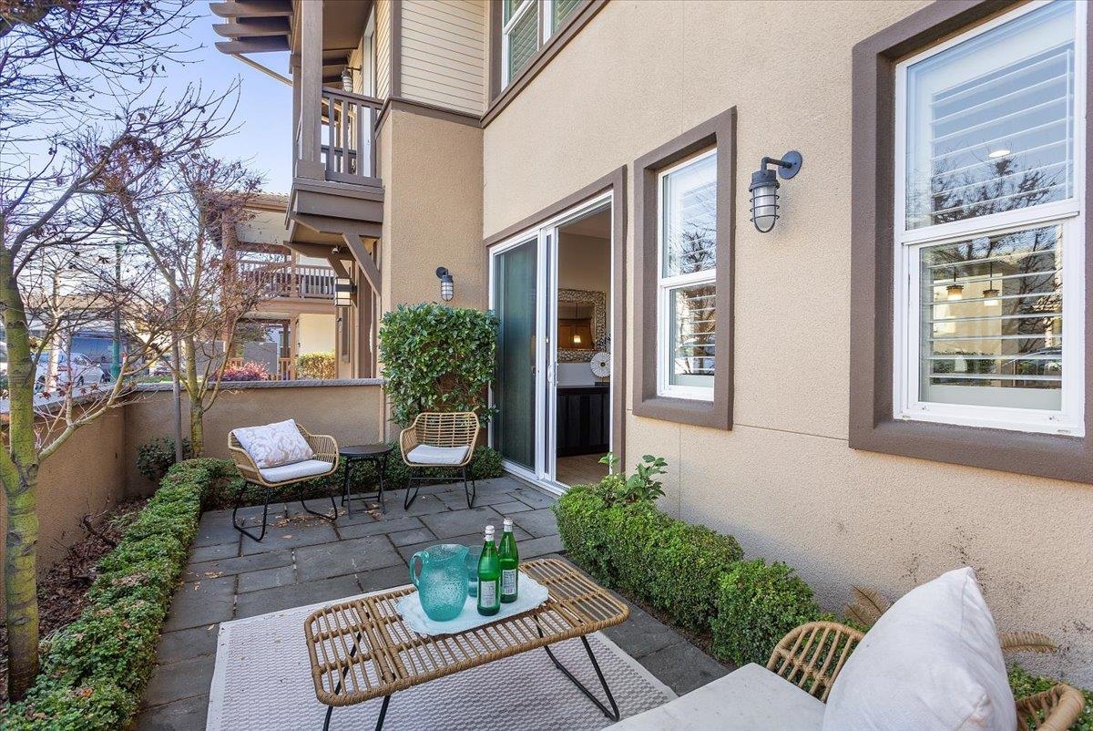 406 Mosley Avenue Alameda, CA 94501 - Photo 49 of 60 a view of a patio with couches table and chairs and potted plants