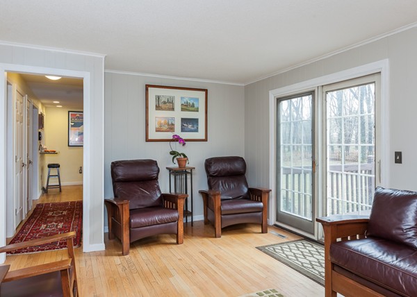 1053 Frank Smith Road Longmeadow, MA 01106 - Photo 18 of 30 a living room with furniture and a floor to ceiling window