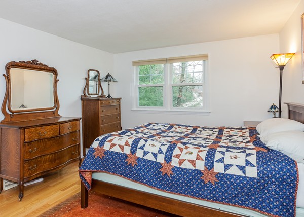 1053 Frank Smith Road Longmeadow, MA 01106 - Photo 25 of 30 a bedroom with a bed and wooden floor