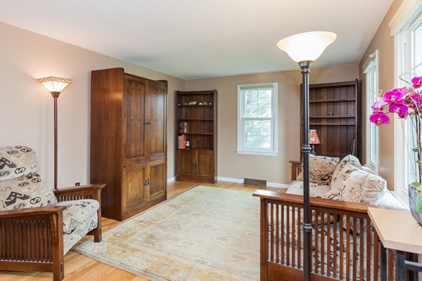 1053 Frank Smith Road Longmeadow, MA 01106 - Photo 10 of 30 a bedroom with furniture and wooden floor