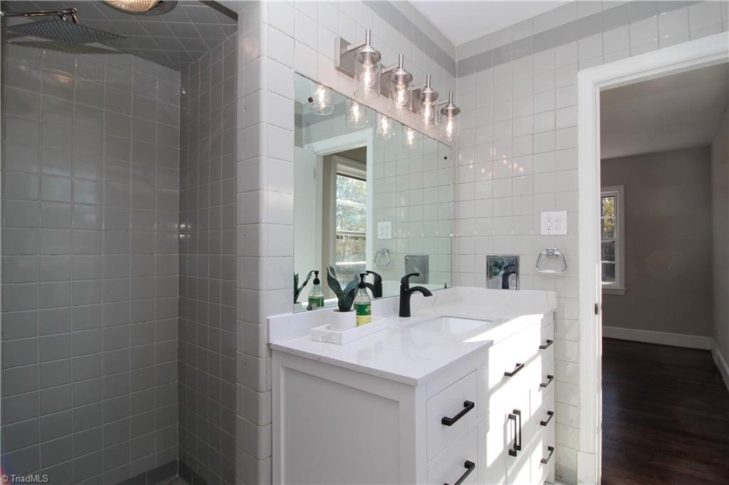 3705 Holts Chapel Road Greensboro, NC 27401 - Photo 22 of 33 Primary bath with walk in shower