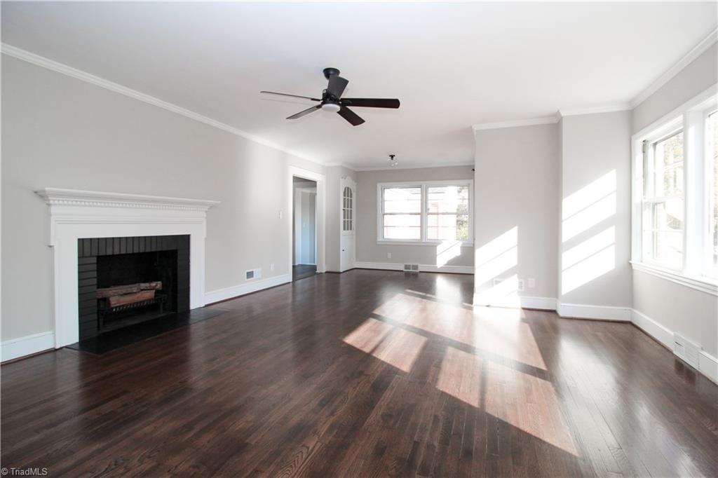 3705 Holts Chapel Road Greensboro, NC 27401 - Photo 6 of 33 Fireplace is wood burning