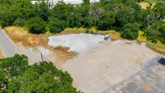 a view of a backyard of a house
