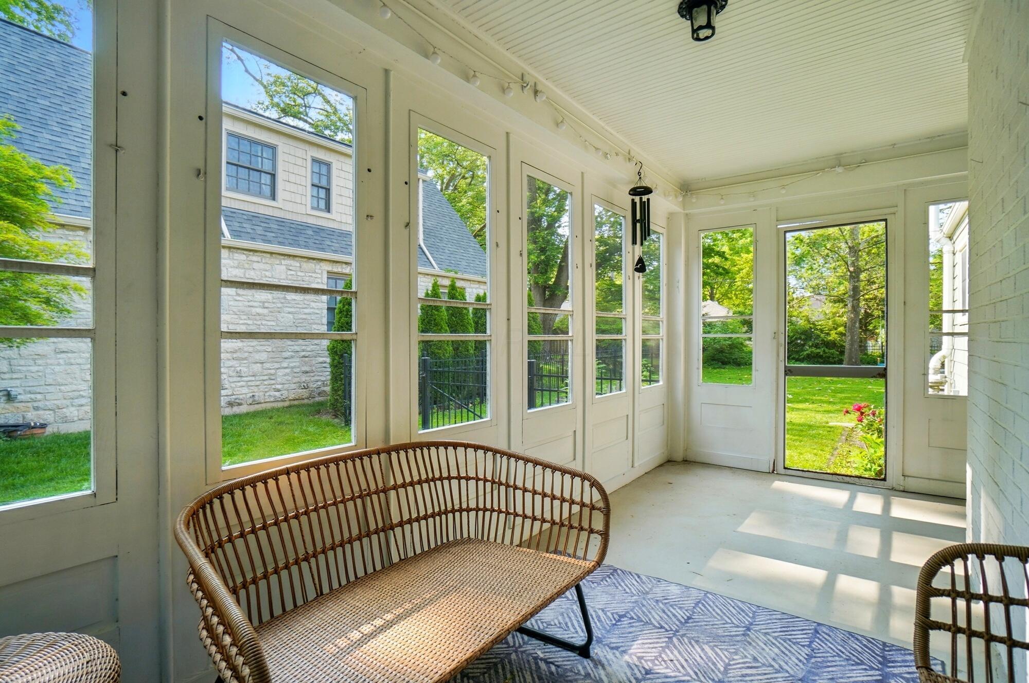 91 Nottingham Road Columbus, OH 43214 - Photo 15 of 48 Screened Side Porch 4