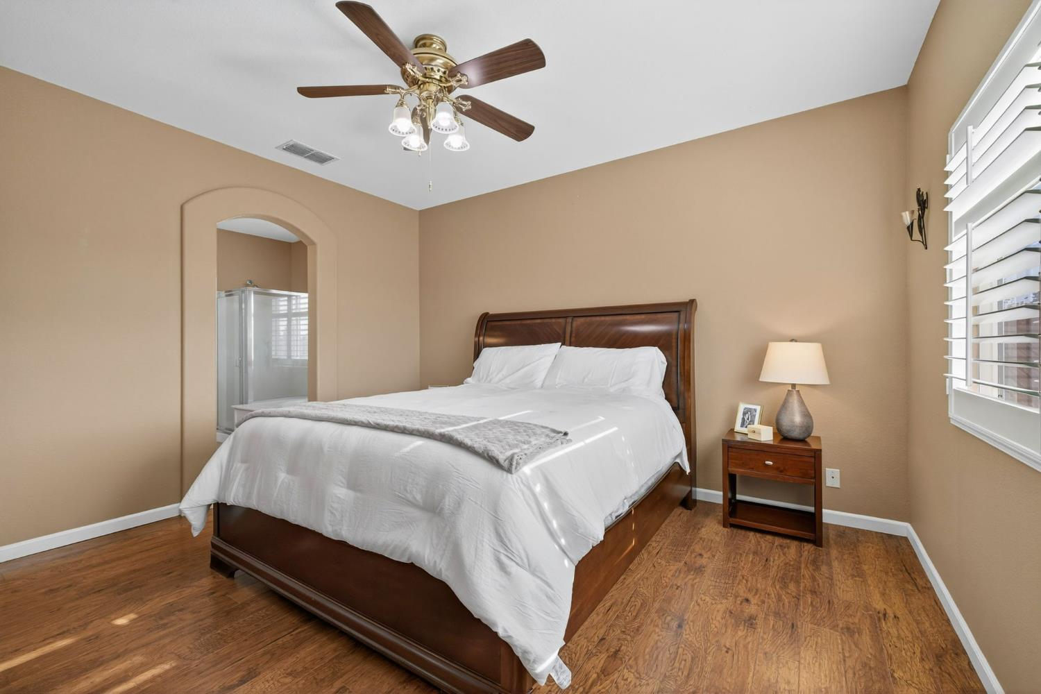 1716 Presidio Way Plumas Lake, CA 95961 - Photo 34 of 43 a bedroom with a bed and a window