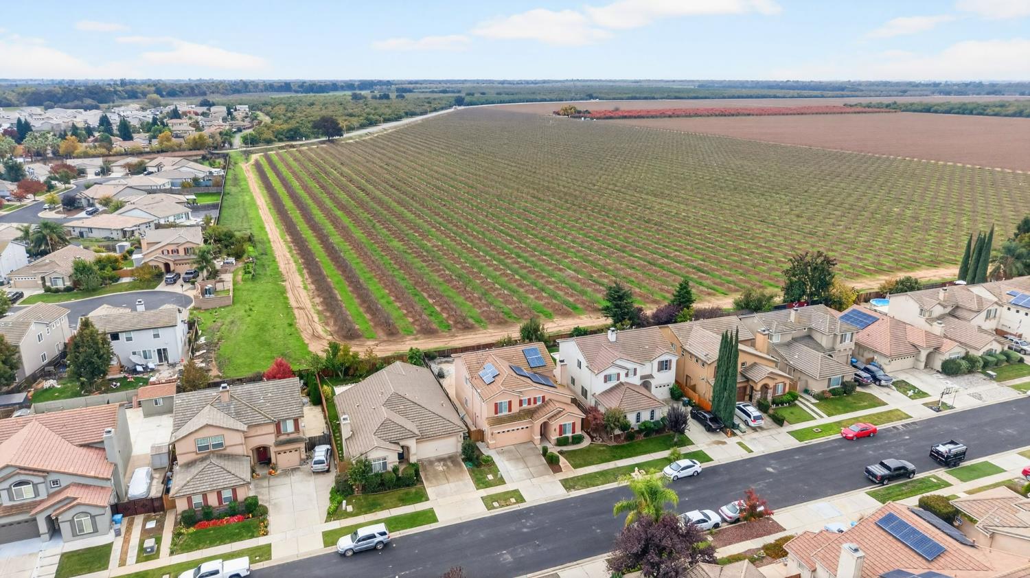 1716 Presidio Way Plumas Lake, CA 95961 - Photo 41 of 43 an aerial view of residential houses with outdoor space and ocean view