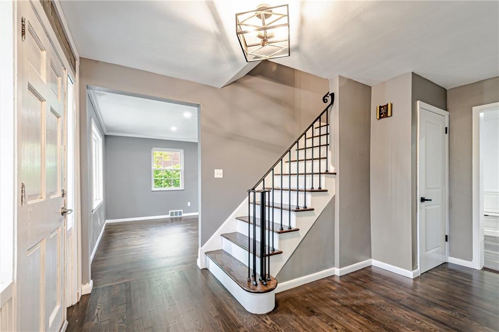 1611 Branning Road Pittsburgh, PA 15235 - Photo 23 of 38 a view of entryway with wooden floor