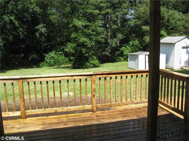 705 Rasmussen Drive Sandston, VA 23150 - Photo 3 of 12 Porch - Deck - View of Rear Yard
