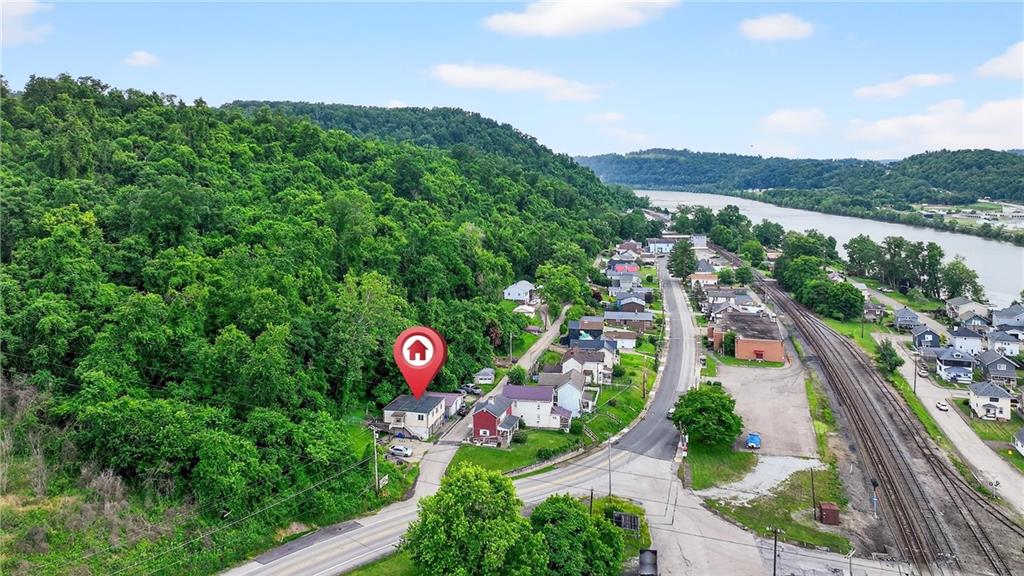 2 Mallard Street Allenport, PA 15412 - Photo 6 of 25 an aerial view of residential houses with outdoor space and trees