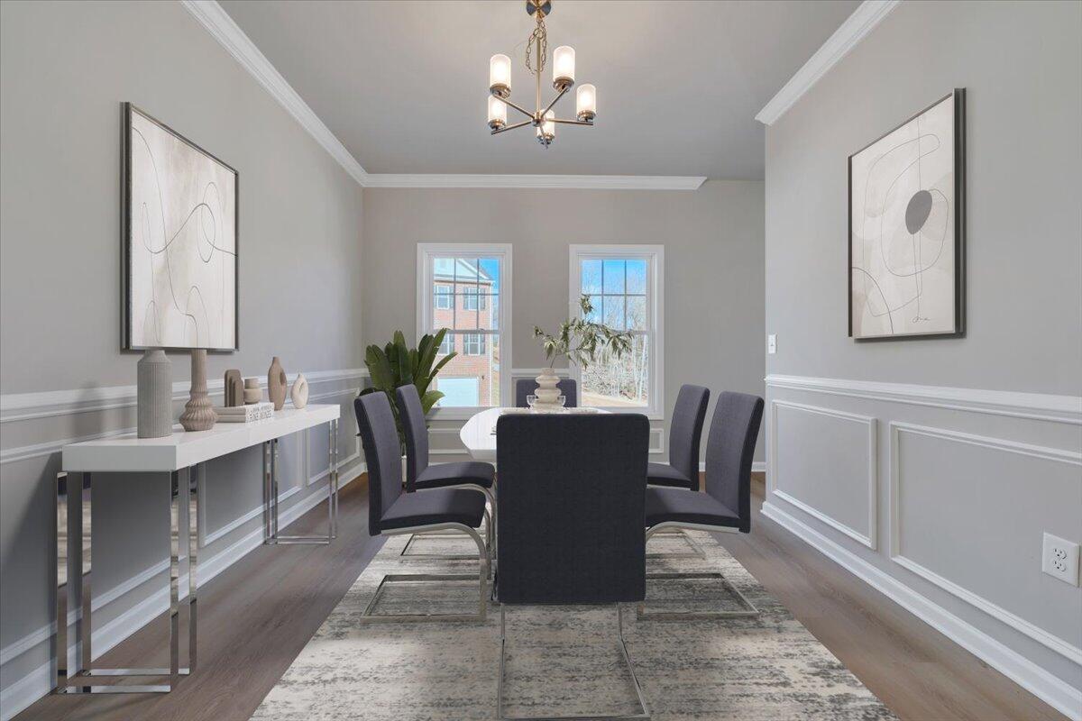 3711 Crescent Ridge Drive Southwest Roanoke, VA 24015 - Photo 9 of 23 a view of a dining room with furniture