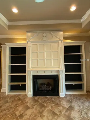 a view of a livingroom with a chandelier
