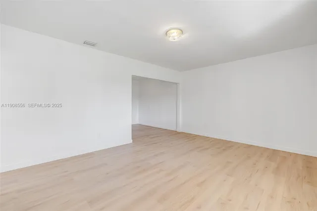 a view of an empty room