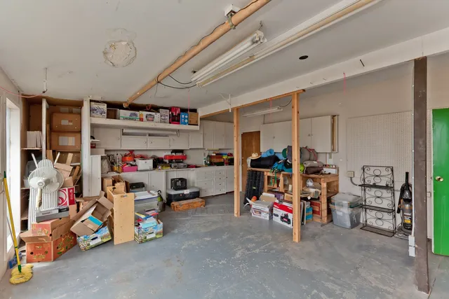 a view of storage and utility room