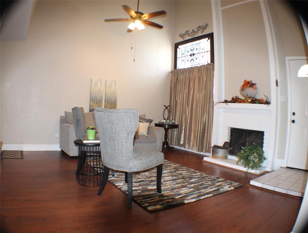 722 Intrepid Drive Garland, TX 75043 - Photo 14 of 19 a view of a livingroom with furniture and a fireplace