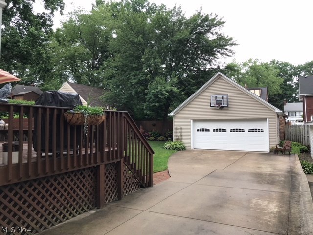 739 Ecton Road Akron, OH 44303 - Photo 34 of 34 2++ CAR GARAGE WITH ADDL ATTIC STORAGE AREA ABOVE - PAVED DRIVE