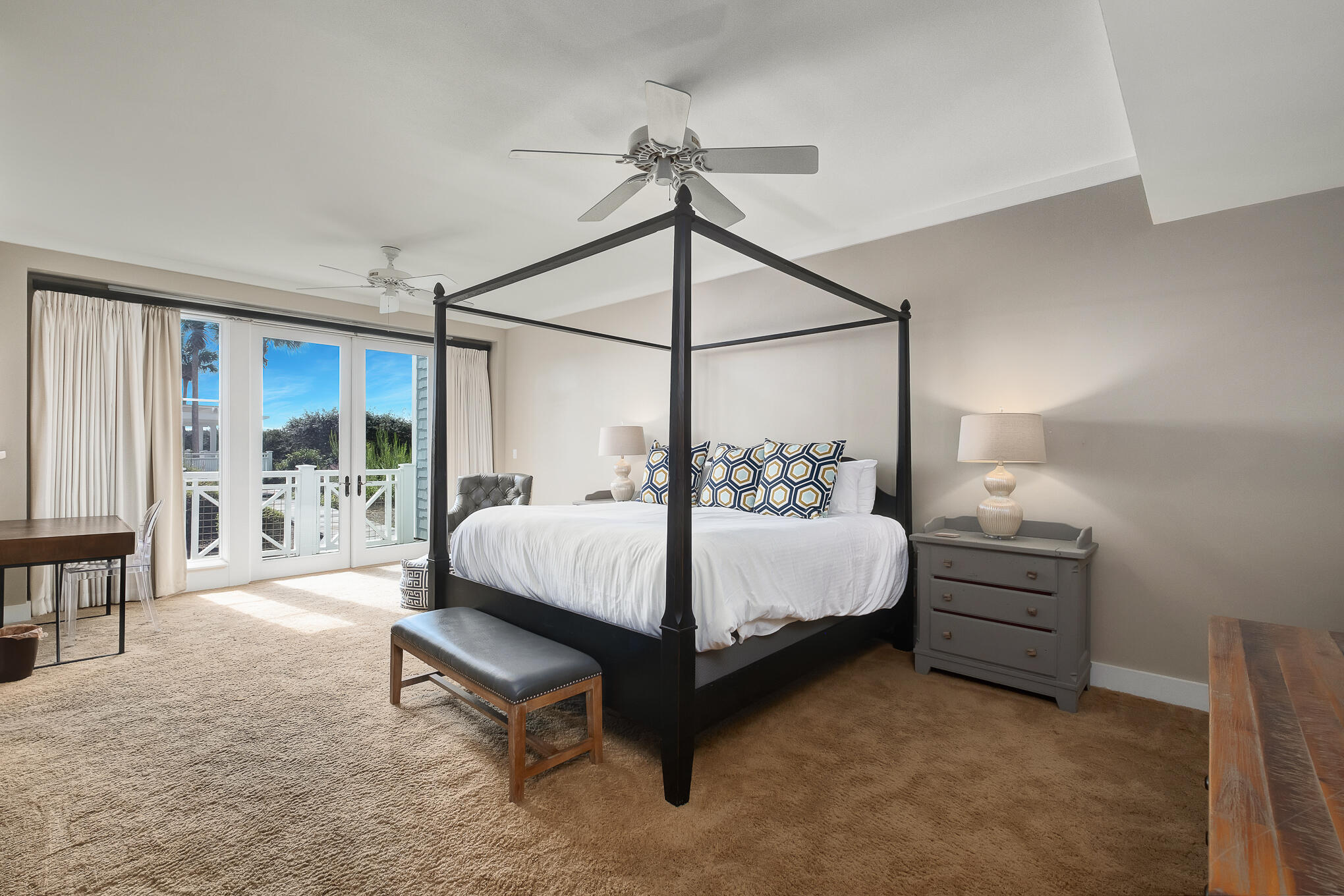 337 Bridge Lane, Unit 103B Inlet Beach, FL 32461 - Photo 18 of 37 a bed room with a bed and a chair