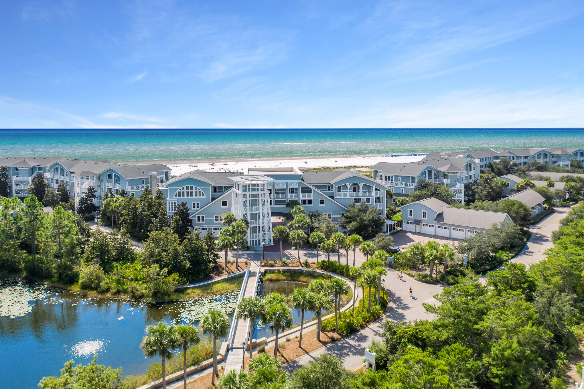 337 Bridge Lane, Unit 103B Inlet Beach, FL 32461 - Photo 34 of 37 a view of a lake with houses