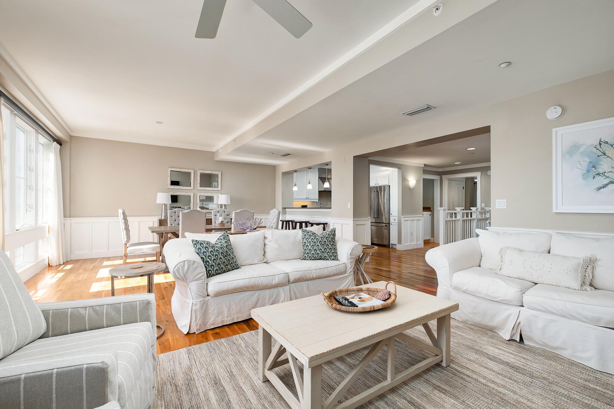 337 Bridge Lane, Unit 103B Inlet Beach, FL 32461 - Photo 7 of 37 a living room with furniture and a wooden floor