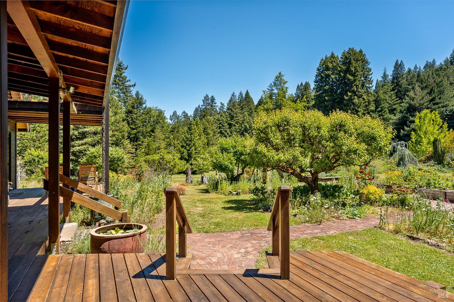 31501 Comptche Ukiah Road Comptche, CA 95427 - Photo 24 of 85 Deck/Garden