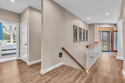 a view of living room with furniture and a grill