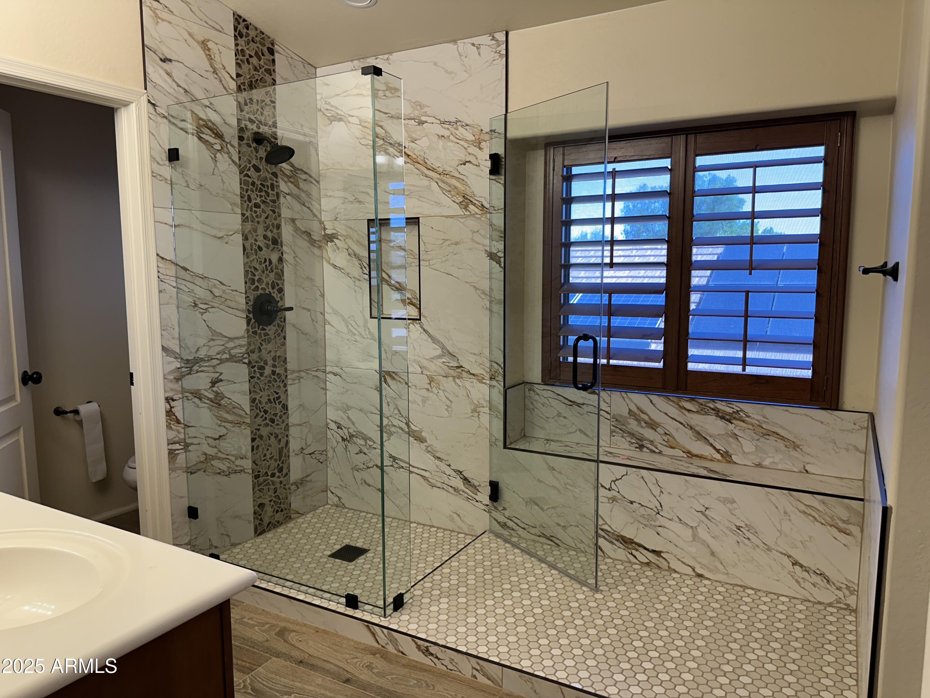1383 East Kingman Place Casa Grande, AZ 85122 - Photo 8 of 18 a bathroom with a shower and a sink