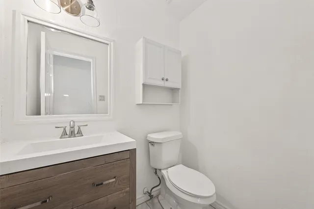 a view of small space with racks on the wall