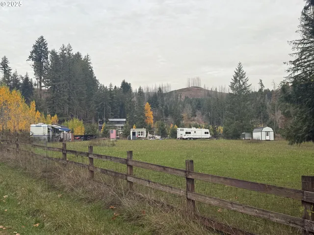 a view of a green field