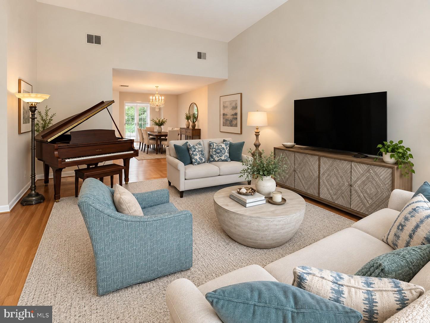 558 Sprague Road Penn Valley, PA 19072 - Photo 10 of 26 Virtual Decluttered Living Room Staged White Walls