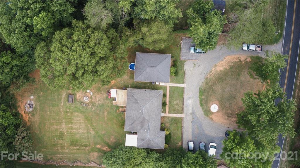 7345 Pop Basinger Road Salisbury, NC 28146 - Photo 5 of 38 an aerial view of a house with outdoor space and street view