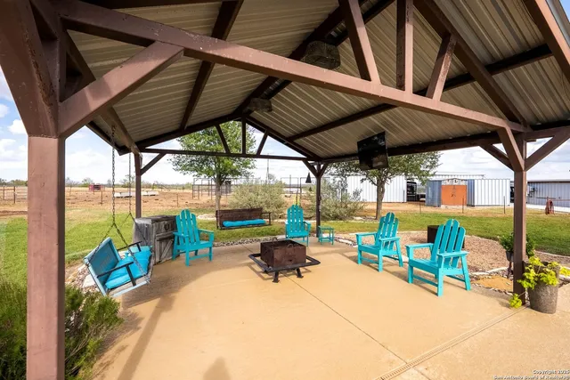 an aerial view of a beach