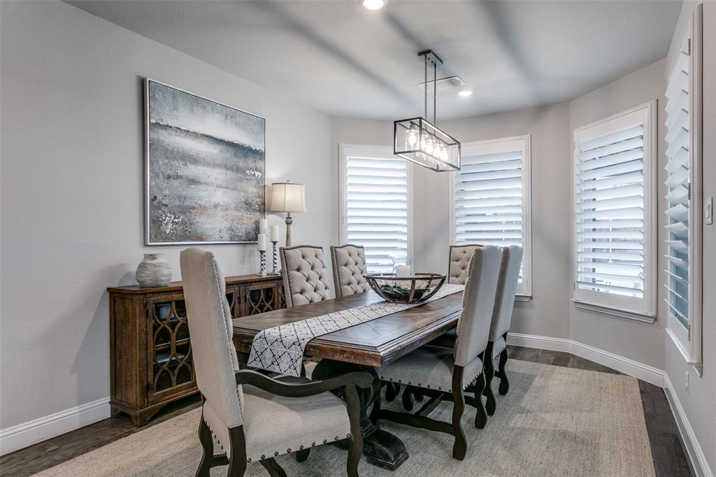 1801 Wichita Drive Prosper, TX 75078 - Photo 21 of 36 a view of a dining room with furniture and window